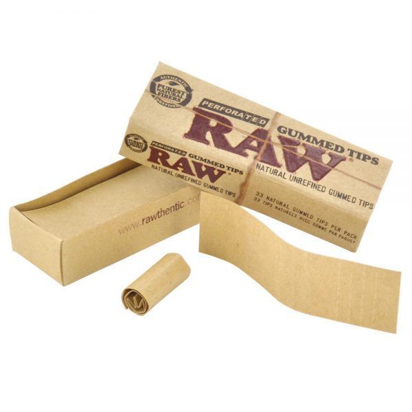 Gummed Tips Perforated (Boquillas) - RAW